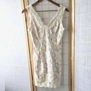 Urban Girl Cream Lace Dress